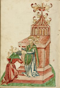 Josaphat Receives Communion from Barlaam