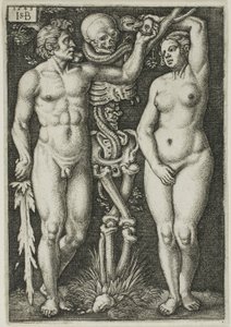 Adam and Eve by Hans Sebald Beham