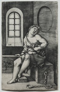 Cleopatra by Hans Sebald Beham
