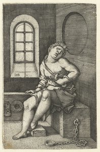 Death of Cleopatra by Hans Sebald Beham