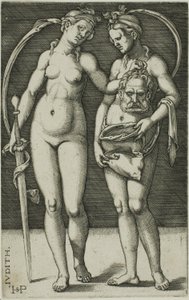 Judith and Her Servant by Hans Sebald Beham