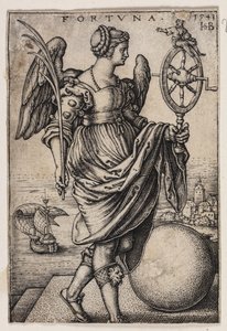 Fortuna by Hans Sebald Beham