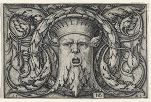 Mascaron, 1543 by Hans Sebald Beham