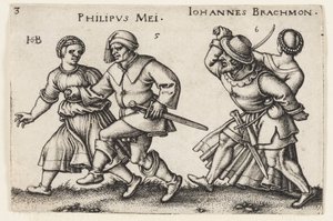 May and June by Hans Sebald Beham