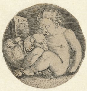Naked Girl with a Dog