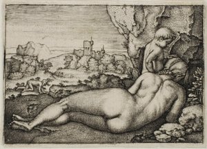 Penance of St. John Chrysostomus by Hans Sebald Beham