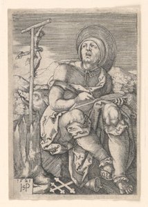 Saint Anthony the Hermit by Hans Sebald Beham