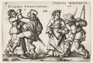 September and October by Hans Sebald Beham