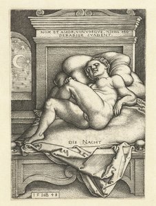 Sleeping Naked Woman as the Night