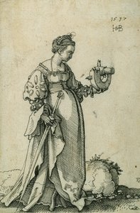 St. Catherine of Alexandria by Hans Sebald Beham
