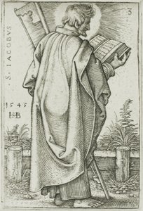 St. James Minor, plate 3 from The Twelve Apostles by Hans Sebald Beham