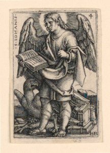 St. John, from The Four Evangelists by Hans Sebald Beham