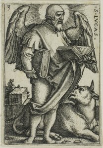 St. Luke (from The Four Evangelists) by Hans Sebald Beham