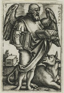 St. Luke, from The Four Evangelists by Hans Sebald Beham