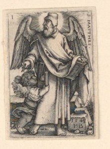 St. Matthew, from The Four Evangelists by Hans Sebald Beham