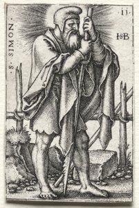St. Simon by Hans Sebald Beham