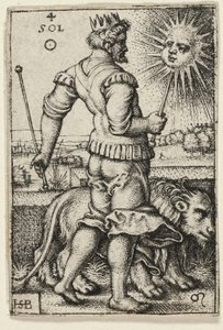 Sun, plate four from The Seven Planets with the Zodiacs