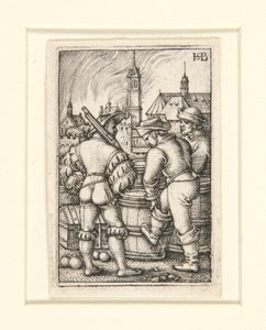 The Guard near the Powder Casks by Hans Sebald Beham