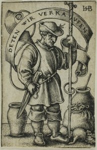 The Market Peasant by Hans Sebald Beham