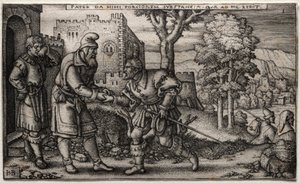 The Prodigal Son by Hans Sebald Beham