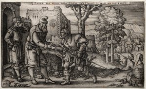 The Prodigal Son by Hans Sebald Beham