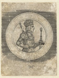 Front of Medal with Portrait of King Ferdinand I of Hungary and Bohemia, Half-Length by Hans Sebald Beham