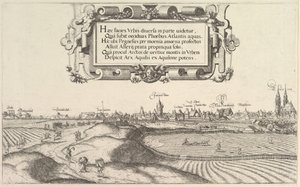 View of Nuremberg, to the East, Left Plate