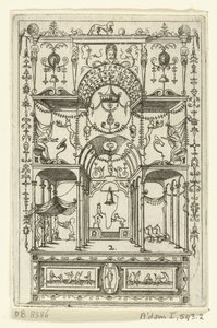 Three-Nave Open Structure with Two Floors on a Pedestal