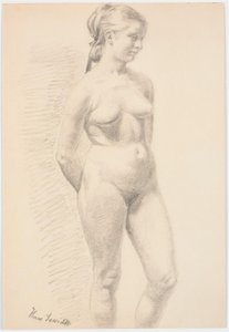 Standing female model