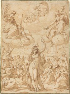 Allegory of Minerva as the Head of the Muses by Hans Speckaert