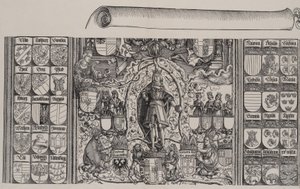 The Upper Portion of the Genealogy of Maximilian, with the Right Edge of the Scroll