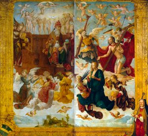 Christ and Mary before God the Father by Hans Suess Kulmbach von