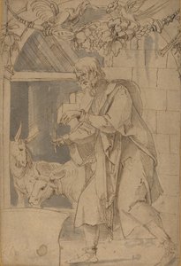 Study for One of Two Stained Glass Paintings Representing the Nativity by Hans Süss von Kulmbach