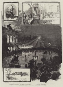 The Holberg Festival at Copenhagen by Hans Tegner