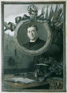 The Actor Adolf von Sonnenthal by Hans Temple