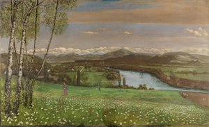 The Rhine Valley near Säckingen by Hans Thoma