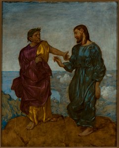 The Temptation of Christ by Hans Thoma