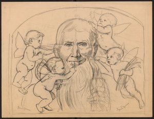 Saturn Surrounded by Putti