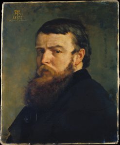 Self-Portrait from Munich by Hans Thoma