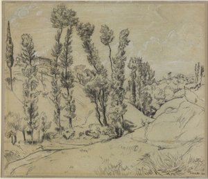 Valley near Siena by Hans Thoma