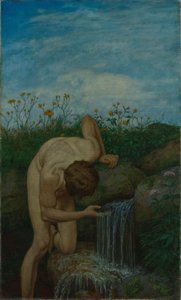 Triptych: The Source by Hans Thoma