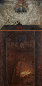 Christmas Triptych: Adoration of the Child by Hans Thoma
