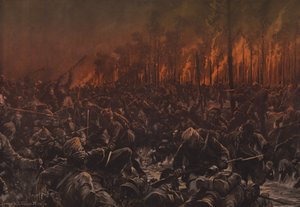A night attack on the British positions on the Yser