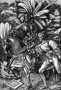 Knight and Squire by Hans Wechtlin the Elder