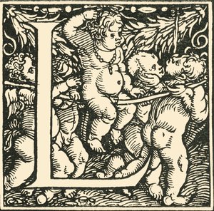 L - An Alphabet by Hans Weiditz, c1520-1521, 1908