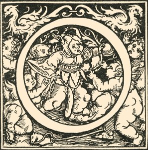 O - An Alphabet by Hans Weiditz, c1520-1521, 1908