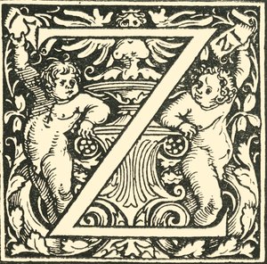 Z - An Alphabet by Hans Weiditz, c. 1520-1521, 1908