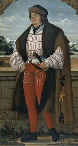 The Court Jester Known as Knight Christoph by Hans Wertinger von