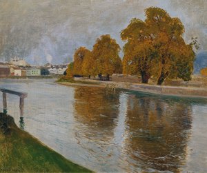 The Salzach at Hallein