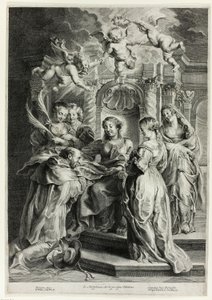 St. Ildefonso before the Virgin